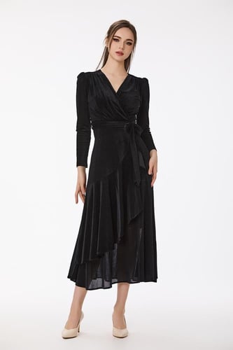 فستان تول مع كريستال