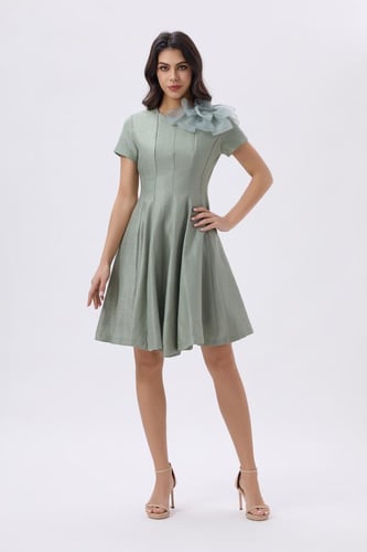 فستان قصير تركوازي | Prando