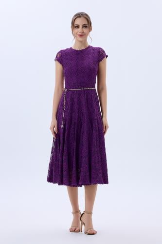 فستان دانتيل كلاسيكي