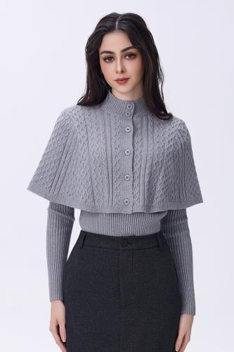 بلوزة رصاصي