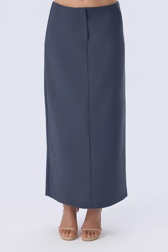 تنورة رصاصي غامق