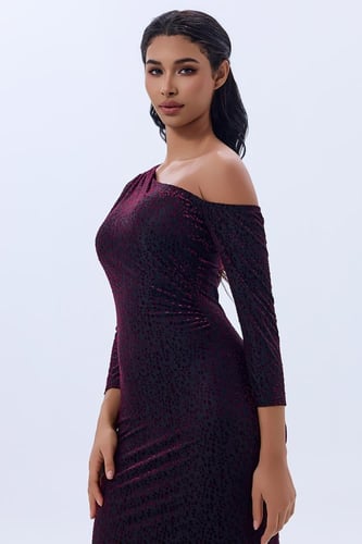 فستان تول بنقشة الفهد