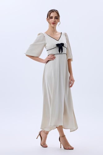 فستان كلوش كريب