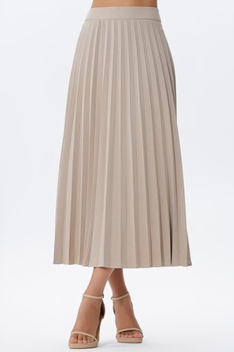 تنورة بليسية بيج ميدي