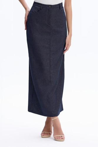 تنورة ستريت زرقاء