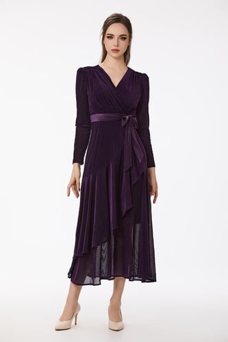 فستان تول مع كريستال