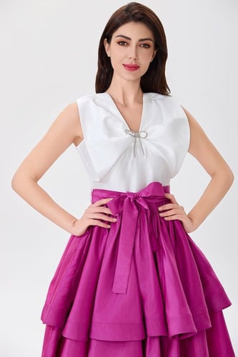 فستان ستان اوف وايت وفوشي