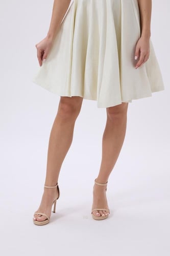 فستان قصير أوف وايت للعيد | Prando