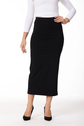 تنورة كريب ليكرا