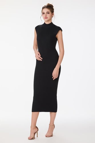 فستان صوف ناعم استريتش