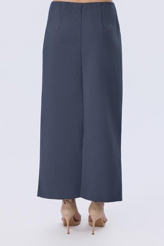 تنورة رصاصي غامق