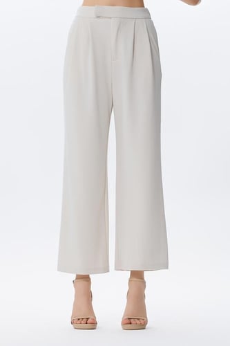 بنطلون رسمي بيج قصة مستقيمة