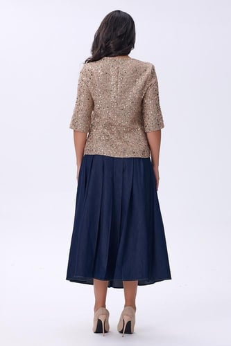 بلوزة لامعه