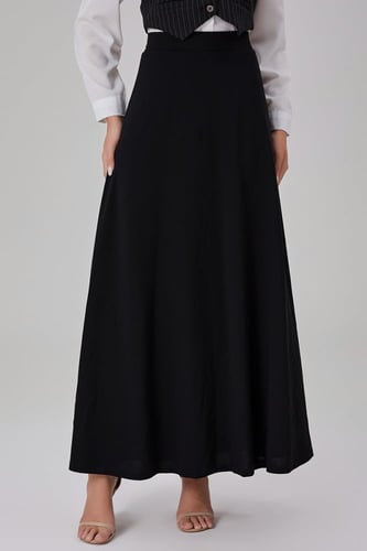 تنورة كريب استرتش كلوش