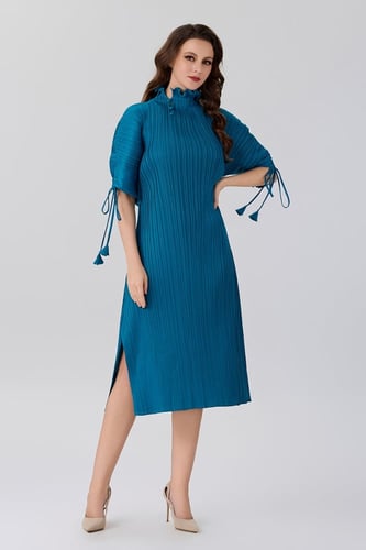 فستان بليسية ازرق