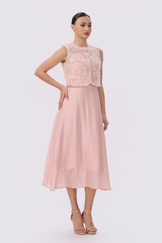 طقم ميدي بنقسة الزهر