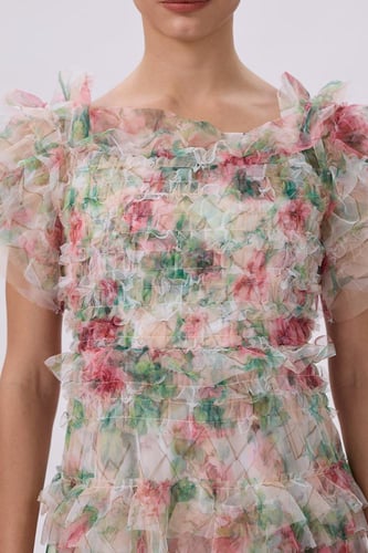 فستان كرانيش ميدي