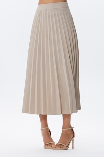 تنورة بليسية بيج ميدي