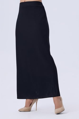 تنورة أسود مكسي