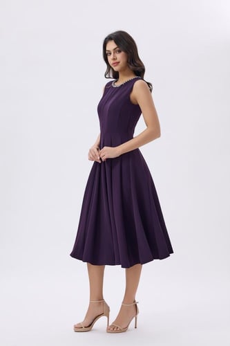 فستان بنفسجي