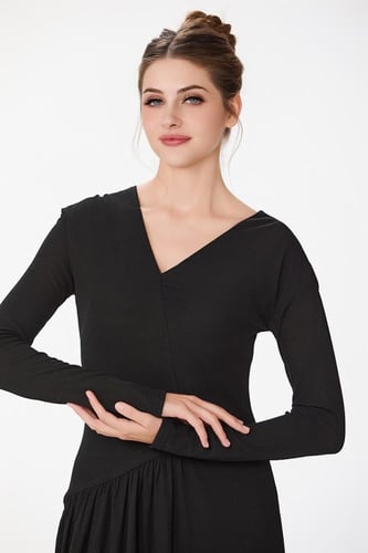 فستان استريتش اسود