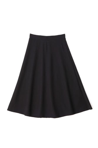 تنورة كلوش أسود