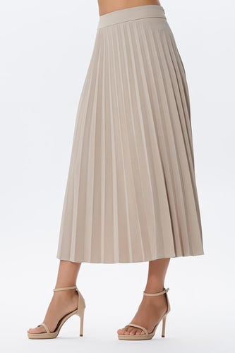 تنورة بليسية بيج ميدي