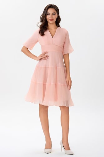 فستان أورغنزا بليسية