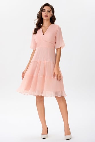 فستان أورغنزا بليسية