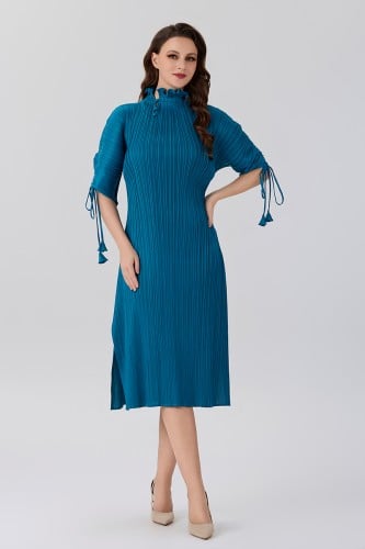 فستان بليسية ازرق