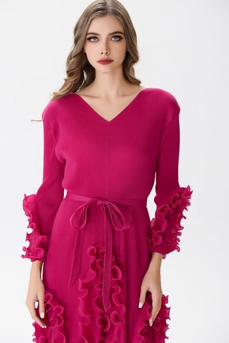 فستان بليسية فوشي استرتش