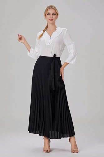 بلوزة ابيض سادة