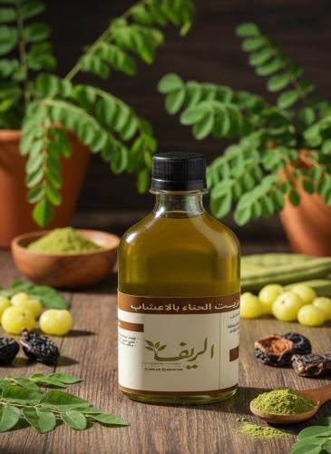 زيت الحناء بالفاتمينات 150ملي وسط