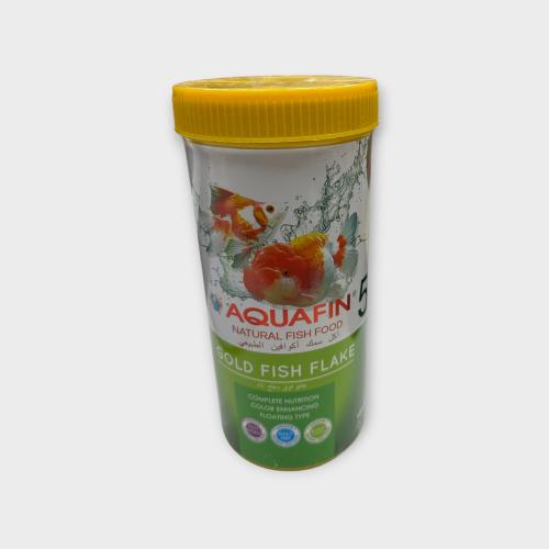 AQUAFIN 5 GOLD FISH FLAKE 1000ML FISH FOOD أكل لأس...