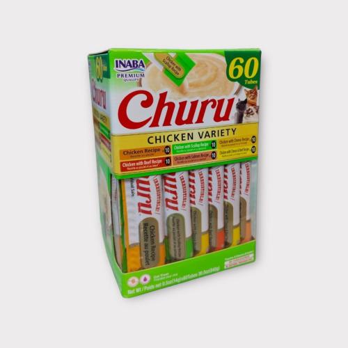 INABA Churu USA682 60x14g مكافأت أكل قطط