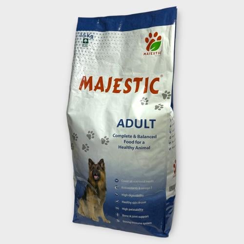 MAJESTIC ADULT 15KG أكل كلاب جاف