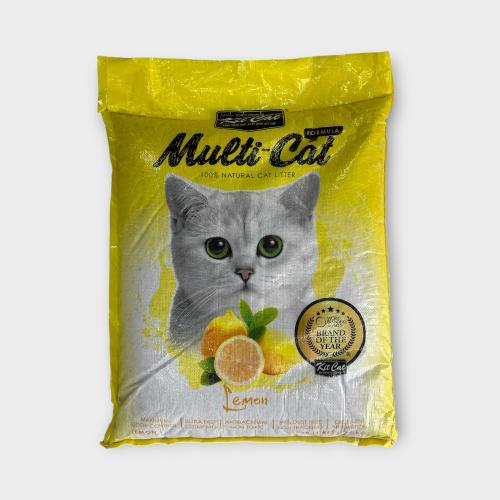 CAT LITTER Kit Cat MultiCat KC4129 Lemon 20KG كيت...