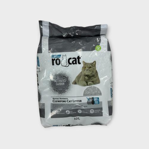 CAT LITTER ro cat Activated carbon10L رو كات رمل ق...