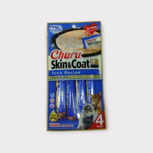 INABA Churu Skin & Coat USA671 4x14g مكافأت أكل قط...