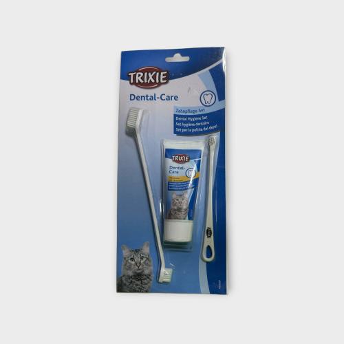 TRIXIE 25623 Dental hygiene set 50g فرشاة ومعجون ح...