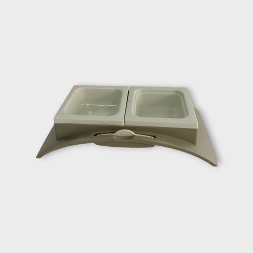 GeroPlast 10075 WATERFOOD صحن طعام بلاستيك مزدوج ل...