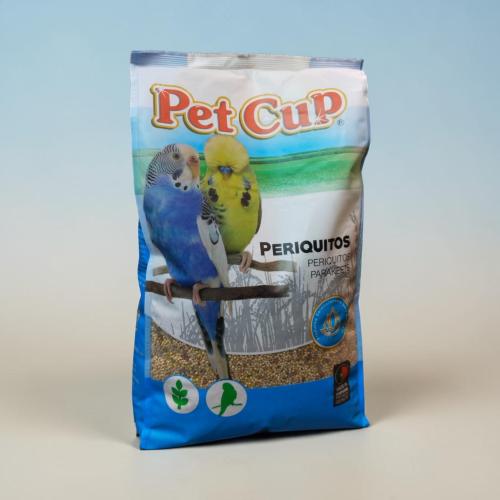 Pet Cup PARAKEETS 4kg أكل طيور البادجي