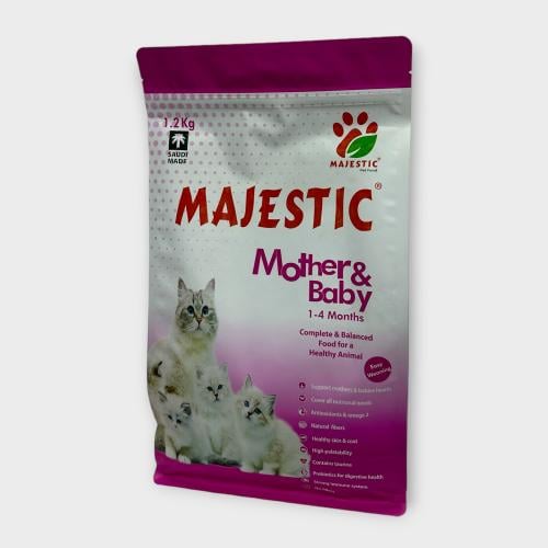 MAJESTIC MOTHER & BABY CAT 1.2KG أكل قطط جاف