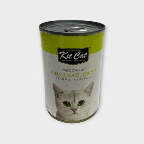 Kit Cat canned KC457 Tuna & Katsuobushi 400g معلبا...