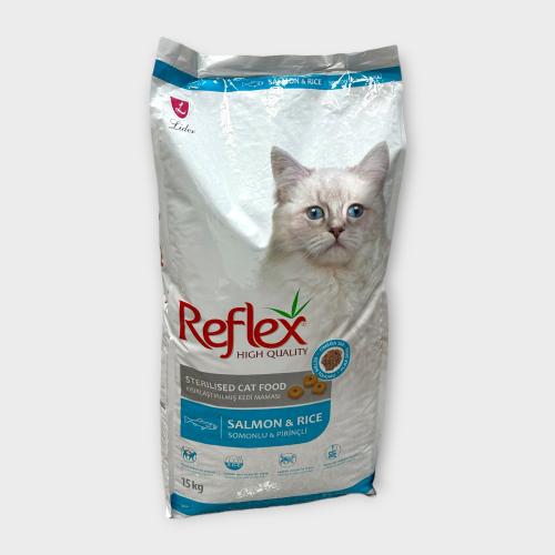 Reflex Sterilized Salmon And Rice CAT FOOD 15KG أك...