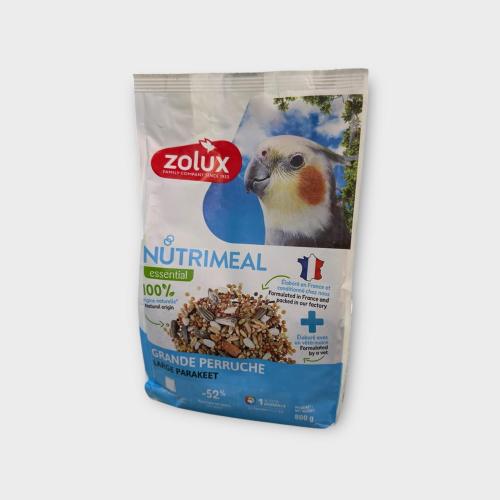ZOLUX #139088 NUTRIMEAL Large Parakeets BIRD FOOD...
