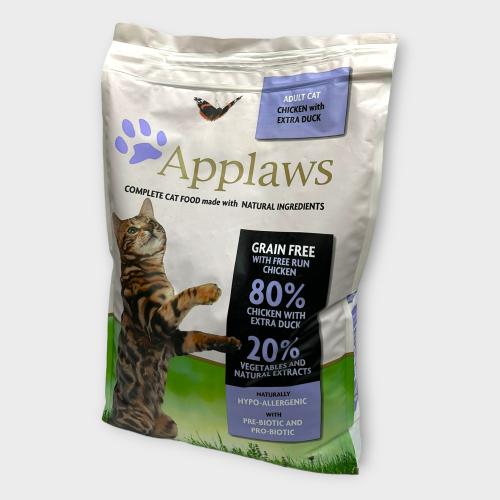 Applaws ADULT CHICKEN with extra DUCK 7.5kg أكل قط...
