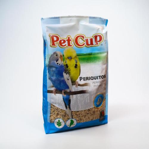 Pet Cup PARAKEETS 850g أكل طيور البادجي