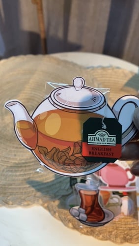 كروت ثيم الشاي 12 حبة منوعة ( 2 من كل ثيم )