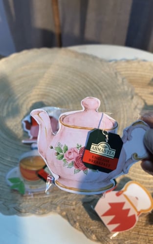 كروت ثيم الشاي 12 حبة منوعة ( 2 من كل ثيم )